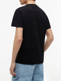 TOMMY J U PRE T-shirt grafic slim fit nero