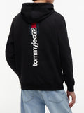 TOMMY J U PRE Felpa con cappuccio regular entry dna nero