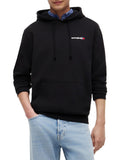 TOMMY J U PRE Felpa con cappuccio regular entry dna nero
