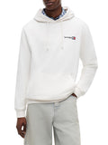 TOMMY J U PRE Felpa con cappuccio regular entry dna avorio