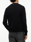 TOMMY J U PRE Maglioncino flag logo regular nero