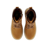 US POLO CALZ. D Stivaletto con logo beige