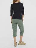 VERO MODA Maglia Vmpanda modal manica 3/4 nero