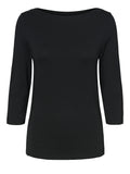 VERO MODA Maglia Vmpanda modal manica 3/4 nero