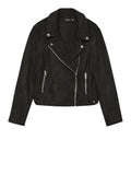 VERO MODA Giubbino biker VMJOSE in ecosuede nero