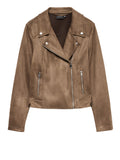 VERO MODA Giubbino biker Jose marrone