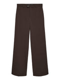 VERO MODA Pantalone largo texas CIOCCOLATO