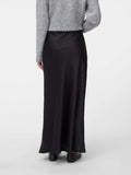 VERO MODA Gonna lunga in raso nero