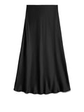 VERO MODA Gonna lunga in raso nero