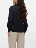 VERO MODA Camicia in raso Merle nero