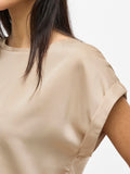VILA Top Vielette beige