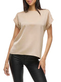 VILA Top Vielette beige