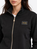 YES-ZEE D Felpa full zip nero