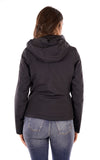 YES-ZEE D Giubbino sciancrato in softshell nero