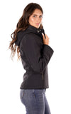 YES-ZEE D Giubbino sciancrato in softshell nero