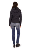 YES-ZEE D Giubbino sciancrato in softshell nero