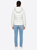 YES-ZEE D Piumino con finto gilet bianco