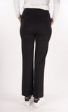 YES-ZEE D Pantalone in punto milano nero