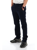 YOS FR-TN Pantaloni chinos tasca america blu