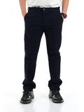 YOS FR-TN Pantaloni chinos tasca america blu