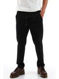 YOS HYPS Pantalaccio casual in misto cotone nero