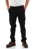 YOS HYPS Pantaloni chinos basic nero