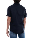 Camicia di lino mezza manica