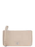 Borsa da donna beige Re-lock double gusette