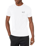T-shirt basic con piccolo logo EA7
