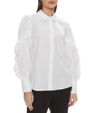 Camicia sophia con rouches