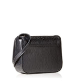 AX ARMANI D Tracollina loghi ecopelle nero
