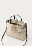 AX ARMANI D Shopping bag borsa a spalla logo A | X beige
