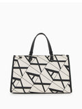 AX ARMANI D Shopping bag loghi A X B.CO NERO