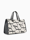 AX ARMANI D Shopping bag loghi A X B.CO NERO