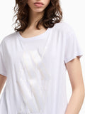 AX ARMANI D T-shirt con stampa grande bianco