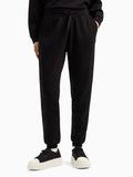 AX ARMANI D Pantaloni della tuta basic con elastici in fondo nero