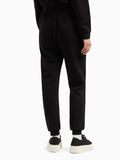 AX ARMANI D Pantaloni della tuta basic con elastici in fondo nero