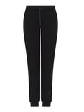 AX ARMANI D Pantaloni della tuta basic con elastici in fondo nero