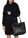 AX ARMANI D Borsa shopping bag logata nero