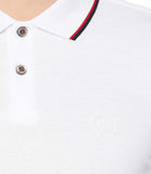 AX ARMANI U Polo con profili contrasto bianco