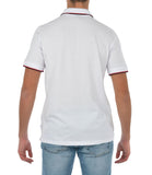AX ARMANI U Polo con profili contrasto bianco