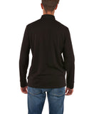 AX ARMANI U Polo manica lunga con piccolo logo nero