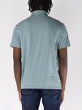 AX ARMANI U Polo a 4 bottoni con logo SALVIA