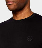 AX ARMANI U T-shirt regular fit in jersey con piccolo logo nero