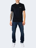 AX ARMANI U T-shirt con piccolo logo NAVY