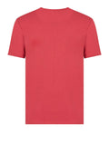 AX ARMANI U T-shirt basic con piccolo logo CARDINALE