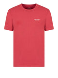 AX ARMANI U T-shirt basic con piccolo logo CARDINALE