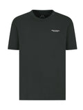AX ARMANI U T-shirt girocollo scritta logo nero
