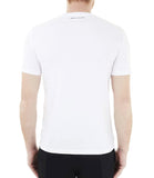 AX ARMANI U T-shirt con macrologo AX bianco