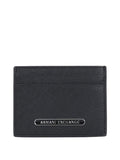 AX ARMANI U Portacarte in pelle con logo nero